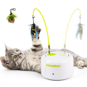 Interactive Cat Toy, Automatic Fluttering Bug Enrichment Toy for Indoor Kittens, Flying Cat Toy with Motion Sensor, 1 Replacements Interactive Cat Toy, Automatic Fluttering Bug Enrichment Toy for Indoor Kittens, Flying Cat Toy with Motion Sensor, 1 Replacements