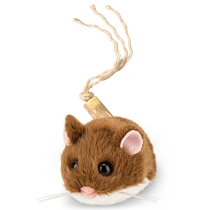 Interactive MigiMouse Cat Toy 360° Rolling & Spin with Wiggling Tail for Indoor Cats Smart Motion Sensor, Realistic Squeak, Rechargeable Plush Kitten Toy (Brown) Interactive MigiMouse Cat Toy 360° Rolling & Spin with Wiggling Tail for Indoor Cats Smart Motion Sensor, Realistic Squeak, Rechargeable Plush Kitten Toy (Brown)
