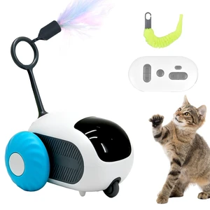 Remote Control Mouse Cat Toy, Smart Interactive Moving Cat Toy Car with Obstacle Avoid, USB Rechargeable Electric Kitten Exercise Toy for Indoor CatsBlue Remote Control Mouse Cat Toy, Smart Interactive Moving Cat Toy Car with Obstacle Avoid, USB Rechargeable Electric Kitten Exercise Toy for Indoor CatsBlue