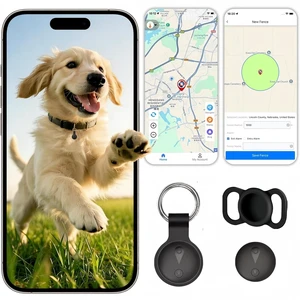 GPS Pet Tracker for Dogs & Cats | Apple Find My Compatible | No Monthly Fee | IP68 Waterproof | Real-Time Location Tracking GPS Pet Tracker for Dogs & Cats | Apple Find My Compatible | No Monthly Fee | IP68 Waterproof | Real-Time Location Tracking