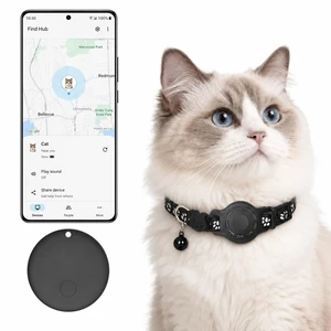 Pet Tracker,GPS Collar for Cats (Android Only) Smart tag,Waterproof Compatible with Google Find My,Advanced Tracking Solution Smart Collar for Pet Safety Ideal Small Large Cats Pet Tracker,GPS Collar for Cats (Android Only) Smart tag,Waterproof Compatible with Google Find My,Advanced Tracking Solution Smart Collar for Pet Safety Ideal Small Large Cats
