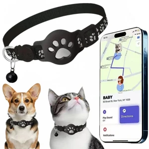 GPS Tracker Collar for Dogs, Cats & Pets - Real-Time Location, No Monthly Fees, Works with Apple iOS Find MyIP67 Waterproof365-Day Battery (Black) GPS Tracker Collar for Dogs, Cats & Pets - Real-Time Location, No Monthly Fees, Works with Apple iOS Find MyIP67 Waterproof365-Day Battery (Black)