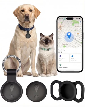 GPS Tracker for Dogs, Smart Dog Tracker with Real-Time Location, for Android and iPhone No Monthly Fee & No SIM Card- Pet Location Tracker with Holder, IP68 Waterproof, Indoor & GPS Tracker for Dogs, Smart Dog Tracker with Real-Time Location, for Android and iPhone No Monthly Fee & No SIM Card- Pet Location Tracker with Holder, IP68 Waterproof, Indoor &