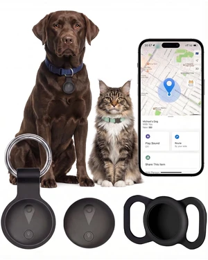 GPS Tracker for Dogs, Smart Dog Tracker with Real-Time Location, for Android and iPhone No Monthly Fee & No SIM Card- Pet Location Tracker with Holder, IP68 Waterproof, Indoor & Outdoor Pet Safety Use GPS Tracker for Dogs, Smart Dog Tracker with Real-Time Location, for Android and iPhone No Monthly Fee & No SIM Card- Pet Location Tracker with Holder, IP68 Waterproof, Indoor & Outdoor Pet Safety Use
