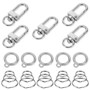 25Pcs Quick Clips Cat Dog Collar Clips, Anti Lost Small Carabiner Ring for Pet Tag Charms Id Tags Small Keychain Dog Collar Accessories for Safety 25Pcs Quick Clips Cat Dog Collar Clips, Anti Lost Small Carabiner Ring for Pet Tag Charms Id Tags Small Keychain Dog Collar Accessories for Safety