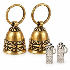 Copper Collar Bell for Small Pet, 0.7 inch Bell for Cats and Dogs,Noise NOT LOUD Come with Silver Pet Anti-Lost ID Pendant Tags (2Set) Copper Collar Bell for Small Pet, 0.7 inch Bell for Cats and Dogs,Noise NOT LOUD Come with Silver Pet Anti-Lost ID Pendant Tags (2Set)