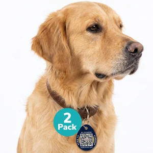 Smart Pet Tags | QR Code Dog Tag with Secure Messaging & Scan-Based Notifications | Custom Dog Tag QR Code for Dogs & Cats | Durable Waterproof Acrylic Pet ID | No Subscription Fees | 2-Pack Smart Pet Tags | QR Code Dog Tag with Secure Messaging & Scan-Based Notifications | Custom Dog Tag QR Code for Dogs & Cats | Durable Waterproof Acrylic Pet ID | No Subscription Fees | 2-Pack