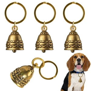 4 PCS Copper Collar Bells for Small Pets - Retro Craft Bells, 0.7 Inch, Not Bulk, DIY, Anti-Lost ID Tags 4 PCS Copper Collar Bells for Small Pets - Retro Craft Bells, 0.7 Inch, Not Bulk, DIY, Anti-Lost ID Tags