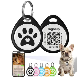 QR Code Dog ID Tag for Collar, Smart Pet ID with Instant Location Email Alerts, Silent Anti-Lost Dog Tag, No App or Subscription, Online Pet Profile Access1.2, Black QR Code Dog ID Tag for Collar, Smart Pet ID with Instant Location Email Alerts, Silent Anti-Lost Dog Tag, No App or Subscription, Online Pet Profile Access1.2, Black
