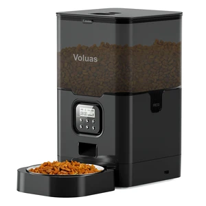 Automatic Cat Feeder, 6L Timed Dry Food Dispenser for Cats & Dogs | Programmable Portion Control, Up to 4 Meals Daily, Dual Power Supply, Power-Off Memory, 10-Second Voice Recorder Automatic Cat Feeder, 6L Timed Dry Food Dispenser for Cats & Dogs | Programmable Portion Control, Up to 4 Meals Daily, Dual Power Supply, Power-Off Memory, 10-Second Voice Recorder
