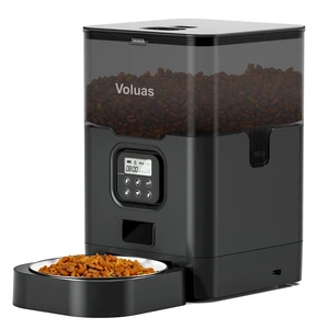 Automatic Cat Feeder, 4L Timed Dry Food Dispenser for Cats & Dogs | Programmable Portion Control, Up to 4 Meals Daily, Dual Power Supply, Power-Off Memory, 10-Second Voice Recorder Automatic Cat Feeder, 4L Timed Dry Food Dispenser for Cats & Dogs | Programmable Portion Control, Up to 4 Meals Daily, Dual Power Supply, Power-Off Memory, 10-Second Voice Recorder