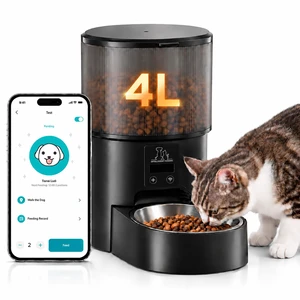 Automatic Cat Feeder, WiFi Automatic Cat Feeder, Timed Cat Food Dispenser | App Remote Management, Adjustable Portion Control, 4L+ Large Food Storage, Fresh Dry Food Preservation, Easy Cleaning Design Automatic Cat Feeder, WiFi Automatic Cat Feeder, Timed Cat Food Dispenser | App Remote Management, Adjustable Portion Control, 4L+ Large Food Storage, Fresh Dry Food Preservation, Easy Cleaning Design