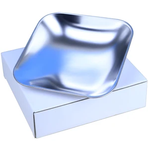 Stainless Steel Bowl for Automatic Cat Feeder, Healthy and Harmless, Easy Clean and Friendly to Pet Whiskers (Square) Stainless Steel Bowl for Automatic Cat Feeder, Healthy and Harmless, Easy Clean and Friendly to Pet Whiskers (Square)