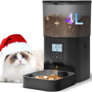 Automatic Cat Feeder,4L Timed CatDog Dry Food Dispenser | Easy to Setup and Clean,Sealed Ring,10s Voice Recorder,8 Meals daily,Precise Portion,Dual Power Supply,Stainless Steel Tray Automatic Cat Feeder,4L Timed CatDog Dry Food Dispenser | Easy to Setup and Clean,Sealed Ring,10s Voice Recorder,8 Meals daily,Precise Portion,Dual Power Supply,Stainless Steel Tray