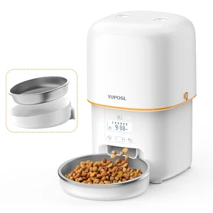Automatic Cat Feeder, 3L Cat Food Dispenser with Anti-Jam Design, Over 180-day Battery Life, 1-6 Meals Per Day with Stainless Steel Cat Bowl, Keep Dry Food Fresh, Timed Pet Feeder Also for Small Dog Automatic Cat Feeder, 3L Cat Food Dispenser with Anti-Jam Design, Over 180-day Battery Life, 1-6 Meals Per Day with Stainless Steel Cat Bowl, Keep Dry Food Fresh, Timed Pet Feeder Also for Small Dog