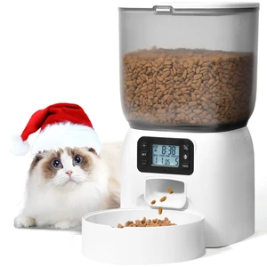 Automatic Cat Feeder, Timed CatDog Dry Food Dispenser | 3L,Easy to Setup and Clean,10s Voice Recorder,8 Meals daily,Precise Portion,Dual Power Supply,Power-off Memory Automatic Cat Feeder, Timed CatDog Dry Food Dispenser | 3L,Easy to Setup and Clean,10s Voice Recorder,8 Meals daily,Precise Portion,Dual Power Supply,Power-off Memory