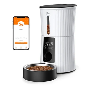 WiFi Automatic Cat Feeder - 4L Dry Food Dispenser for Cats and Dogs | App Control, 10 Meals Daily, Dual Power Supply, 10-Second Voice Recorder, with Desiccant Bag WiFi Automatic Cat Feeder - 4L Dry Food Dispenser for Cats and Dogs | App Control, 10 Meals Daily, Dual Power Supply, 10-Second Voice Recorder, with Desiccant Bag