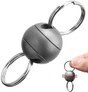 Titanium Durable Carabiner Keychain Clip Quick Release for Car Keys, Outdoor Accessories (C) Titanium Durable Carabiner Keychain Clip Quick Release for Car Keys, Outdoor Accessories (C)