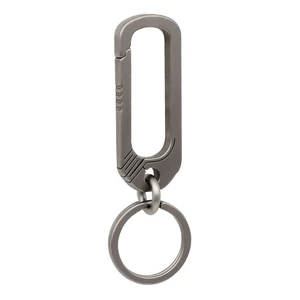 Titanium Belt Loop Keychain Heavy Duty Quick Release Spring Snap Link Hook with Key Rings EDC Keychain Clip Gifts for Him Titanium Belt Loop Keychain Heavy Duty Quick Release Spring Snap Link Hook with Key Rings EDC Keychain Clip Gifts for Him