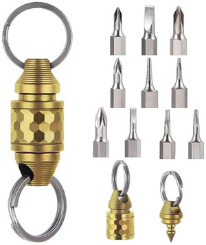 Titanium Quick Release Keychain, Detachable Swivel Keychain,Quick Release Heavy Duty Key Chain Gold,portable mini screwdriver set for daily use. Titanium Quick Release Keychain, Detachable Swivel Keychain,Quick Release Heavy Duty Key Chain Gold,portable mini screwdriver set for daily use.