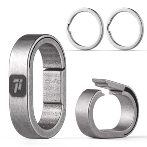 Titanium Small Key Chain Rings, Nail-friendly Side-Open Design | Very Mini, Titanium Ultra Light and Durable, Rust & Wear Resistant, for Keys Zipper Bag Daily Carry Titanium Small Key Chain Rings, Nail-friendly Side-Open Design | Very Mini, Titanium Ultra Light and Durable, Rust & Wear Resistant, for Keys Zipper Bag Daily Carry