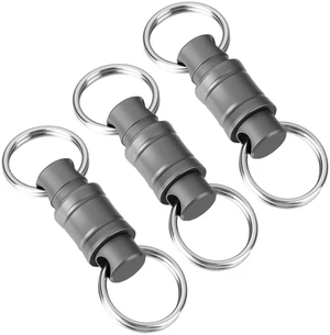 3 Pcs Titanium Quick Release Keychain, Detachable Swivel | Pull Apart Quick Detach Key Ring, for Car Key, Pet, USB, Drives Edc Gear 3 Pcs Titanium Quick Release Keychain, Detachable Swivel | Pull Apart Quick Detach Key Ring, for Car Key, Pet, USB, Drives Edc Gear