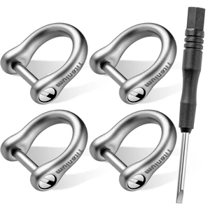 Small Titanium Key Ring, D Ring Keychain for Car Key Fob | Gr5 titanium alloy, Rust & Corrosion Proof, Strong & Anti-Break, Ultra Light, Burden-Free Small Titanium Key Ring, D Ring Keychain for Car Key Fob | Gr5 titanium alloy, Rust & Corrosion Proof, Strong & Anti-Break, Ultra Light, Burden-Free