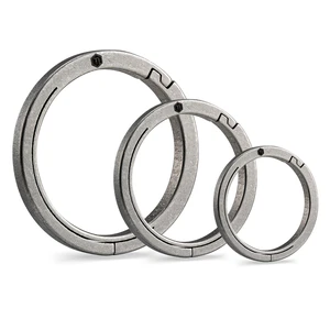 KA26 Titanium Side Pushing Key Ring, Quick Release Minimalist Split Keychain Ring for Carabiner, Car Keys & Home Keys (KA26) KA26 Titanium Side Pushing Key Ring, Quick Release Minimalist Split Keychain Ring for Carabiner, Car Keys & Home Keys (KA26)