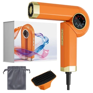 High Speed Hair Dryer with Detachable Comb, 110,000 RPM Folding Fast-Dry with 300M Negative Ions, LED Display, 4 Heat & Speed, Portable & Hair Nourishing, Ionic Hair Dryer for Women Men High Speed Hair Dryer with Detachable Comb, 110,000 RPM Folding Fast-Dry with 300M Negative Ions, LED Display, 4 Heat & Speed, Portable & Hair Nourishing, Ionic Hair Dryer for Women Men