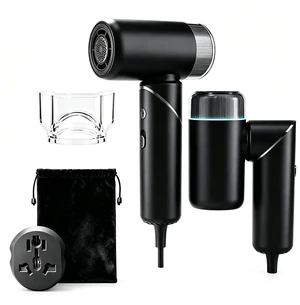 Foldable Travel Hair Dryer, Dual Voltage Mini High-Speed Ionic Blow Dryer, Portable Pocket Compact Lightweight Hairdryer for Home & Travel European International 100-240V Foldable Travel Hair Dryer, Dual Voltage Mini High-Speed Ionic Blow Dryer, Portable Pocket Compact Lightweight Hairdryer for Home & Travel European International 100-240V