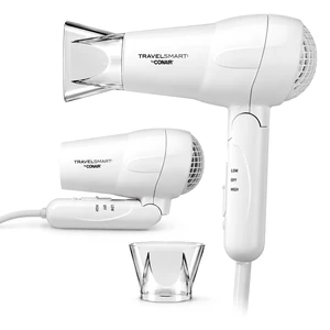 1200W Tourmaline Ceramic Travel Hair Dryer with Folding Handle, Worldwide Dual Voltage Compact Blow Dryer, Model TS263XRN 1200W Tourmaline Ceramic Travel Hair Dryer with Folding Handle, Worldwide Dual Voltage Compact Blow Dryer, Model TS263XRN