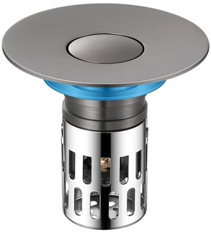 Universal Bathroom Sink Stopper, Pop Up Sink Drain Strainer Plug with Removable Stainless Steel Filter Basket Hair Catcher,Solid Brass Body,Bathroom Bathtub Drain Stopper,Gun Grey Universal Bathroom Sink Stopper, Pop Up Sink Drain Strainer Plug with Removable Stainless Steel Filter Basket Hair Catcher,Solid Brass Body,Bathroom Bathtub Drain Stopper,Gun Grey