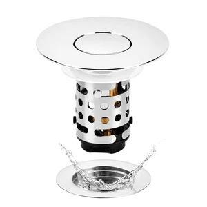 3in1 Bathroom Sink Stopper, Stainless Steel Bathroom Sink Drain Strainer | Detachable Universal Bathroom Sink Stopper Pop Up Stopper for 1.12.36 In Drain Hole, Includes 4 Sealing Gaskets 3in1 Bathroom Sink Stopper, Stainless Steel Bathroom Sink Drain Strainer | Detachable Universal Bathroom Sink Stopper Pop Up Stopper for 1.12.36 In Drain Hole, Includes 4 Sealing Gaskets