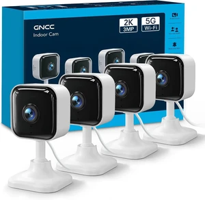 2K Cameras for Home Security Indoor Cameras Wireless 2.4G/5G with App | Pet Cam, Dog Camera, Motion Detection, 2 Way Audio, Works with Alexa, Cloud Storage Optional, Fixed View, Plug-in, 4 Pack 2K Cameras for Home Security Indoor Cameras Wireless 2.4G/5G with App | Pet Cam, Dog Camera, Motion Detection, 2 Way Audio, Works with Alexa, Cloud Storage Optional, Fixed View, Plug-in, 4 Pack