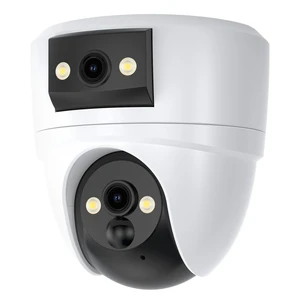 2K Dual Lens Security Camera Indoor, Free Cloud & SD Storage, No-Drill Ceiling Mount, 360° PTZ & Wide Angle, WiFi 6 2.4/5G, Color Night Vision, Motion Alerts, 6-Month Battery, 2-Way Talk 2K Dual Lens Security Camera Indoor, Free Cloud & SD Storage, No-Drill Ceiling Mount, 360° PTZ & Wide Angle, WiFi 6 2.4/5G, Color Night Vision, Motion Alerts, 6-Month Battery, 2-Way Talk