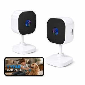 2.4GHz/5GHz WiFi Indoor Camera 2K Cameras for Home Security 2-Pack | AI Motion Detect Two-Way Audio 49ft IR Night Vision 24/7 Recording 3-Min Quick Setup SD/Cloud Storage Pet Camera 2.4GHz/5GHz WiFi Indoor Camera 2K Cameras for Home Security 2-Pack | AI Motion Detect Two-Way Audio 49ft IR Night Vision 24/7 Recording 3-Min Quick Setup SD/Cloud Storage Pet Camera