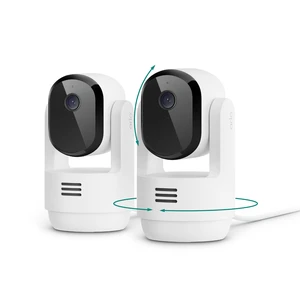 Essential Indoor Pan Tilt Zoom Security Camera 2K Wired - 2-Cam | 360° pan & 180° tilt; 2K pet camera; Auto motion tracking; Animal & sound detection; Animated preview; 1-mo Secure plan incl Essential Indoor Pan Tilt Zoom Security Camera 2K Wired - 2-Cam | 360° pan & 180° tilt; 2K pet camera; Auto motion tracking; Animal & sound detection; Animated preview; 1-mo Secure plan incl