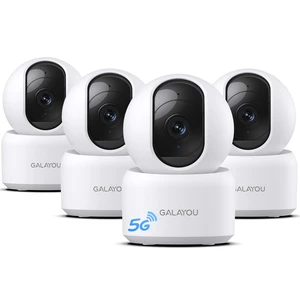 5G&2.4G Dual-Band Indoor Cameras for Home Security in 2K, G2 4Pack | Wi-Fi/Nanny/Pet Cam/Baby Monitor, with Phone APP, PTZ, Night Vision, Plug-in, 2-Way Talk, Siren, 24/7 TF Card, Cloud Storage 5G&2.4G Dual-Band Indoor Cameras for Home Security in 2K, G2 4Pack | Wi-Fi/Nanny/Pet Cam/Baby Monitor, with Phone APP, PTZ, Night Vision, Plug-in, 2-Way Talk, Siren, 24/7 TF Card, Cloud Storage