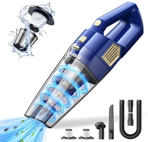Handheld Vacuum Cordless Rechargeable, Hand Held Car Vacuum Cleaner | 15000PA Powerful Suction Portable Car Vacuum Cleaner with Multi Accessories, Hand Vacuum Cordless Rechargeable for Car Home Handheld Vacuum Cordless Rechargeable, Hand Held Car Vacuum Cleaner | 15000PA Powerful Suction Portable Car Vacuum Cleaner with Multi Accessories, Hand Vacuum Cordless Rechargeable for Car Home