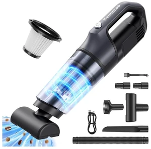 Handheld Vacuum Cordless 1.1 Pounds Car Vac 10000PA Hand Held Vacuums 4-in-1 Hand Vac Cordless Rechargeable HEPA Filter Large Capacity Dust Cup for Car Office Home Pets Hair (Gray) Handheld Vacuum Cordless 1.1 Pounds Car Vac 10000PA Hand Held Vacuums 4-in-1 Hand Vac Cordless Rechargeable HEPA Filter Large Capacity Dust Cup for Car Office Home Pets Hair (Gray)