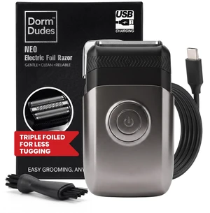 Electric Razor for Men - Electric Foil Shaver, USB-C Rechargeable, IPX7 Waterproof Wet & Dry Cordless Shaver for Face, Beard & Neck - LED Display, Travel Lock, College Essentials for Guys Electric Razor for Men - Electric Foil Shaver, USB-C Rechargeable, IPX7 Waterproof Wet & Dry Cordless Shaver for Face, Beard & Neck - LED Display, Travel Lock, College Essentials for Guys