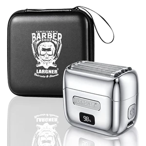 Full Metal Electric Foil Shaver for Men - Super Quiet Foil Electric Razor for Thick Coarse Beard, 14000 RPM 5 Floating Blades Cordless Rechargeable Shaver, Face Shaver LED Display Travel Lock Full Metal Electric Foil Shaver for Men - Super Quiet Foil Electric Razor for Thick Coarse Beard, 14000 RPM 5 Floating Blades Cordless Rechargeable Shaver, Face Shaver LED Display Travel Lock