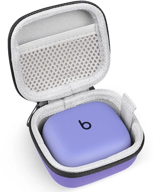 Earbud Case Compatible with Beats Powerbeats Pro 2 Wireless Bluetooth Earbuds, Portable Travel Hard Shell Earphone Case - with Clip (Purple) Earbud Case Compatible with Beats Powerbeats Pro 2 Wireless Bluetooth Earbuds, Portable Travel Hard Shell Earphone Case - with Clip (Purple)