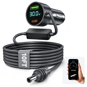Car Adapter for Starlink Mini, 12V/24V to 30V DC Power Cord with Active Boost Converter, 6.6 FT 18AWG Heavy Duty Power Cable for RV Truck Boat, Stable Connection & Overheat Protection Car Adapter for Starlink Mini, 12V/24V to 30V DC Power Cord with Active Boost Converter, 6.6 FT 18AWG Heavy Duty Power Cable for RV Truck Boat, Stable Connection & Overheat Protection