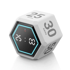 Cube Productivity Timer, 3/5/10/25/30/50 Minute Presets for ADHD | Silent and Vibration Alerts, Focus Timer for Work, Study, Classroom, Kitchen, and Daily Time Management Cube Productivity Timer, 3/5/10/25/30/50 Minute Presets for ADHD | Silent and Vibration Alerts, Focus Timer for Work, Study, Classroom, Kitchen, and Daily Time Management
