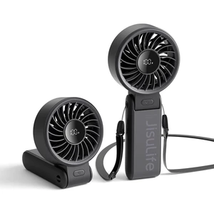 Portable Handheld Fan Life7: 3-in-1 Hand, Desk & Neck Fan-Black | 19.5H Cooling, 5-Speed, LED Display, 5000mAh Battery,USB Foldable Fan for Travel/Concerts/Cruise/Theme Park/Halloween Gifts Portable Handheld Fan Life7: 3-in-1 Hand, Desk & Neck Fan-Black | 19.5H Cooling, 5-Speed, LED Display, 5000mAh Battery,USB Foldable Fan for Travel/Concerts/Cruise/Theme Park/Halloween Gifts