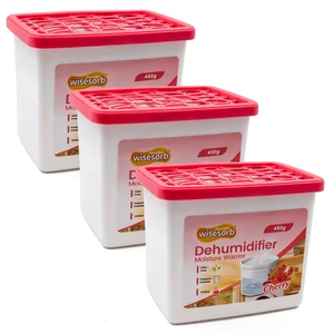 16oz 3pcs Moisture Absorbers with Fragrance Portable Dehumidifier Box 16oz 3pcs Moisture Absorbers with Fragrance Portable Dehumidifier Box