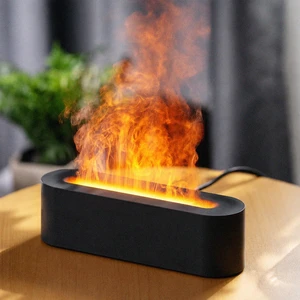 Flame Air Diffuser, Humidifier, Essential Oil Diffuser - 7 Colors, 200mL Capacity (8 Hours), Noiseless Operation, Auto-Off Protection - Perfect for Home Bedroom Office Gifts(Black) Flame Air Diffuser, Humidifier, Essential Oil Diffuser - 7 Colors, 200mL Capacity (8 Hours), Noiseless Operation, Auto-Off Protection - Perfect for Home Bedroom Office Gifts(Black)