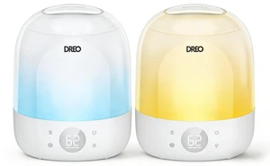 Smart Humidifiers for Bedroom Baby, 30H & 28dB for Nursery | Top Fill Cool Mist Humidifiers, 1500+RGB Lights & Sleep Trainer, Air Humidifier for Plants, HM4902-pack Smart Humidifiers for Bedroom Baby, 30H & 28dB for Nursery | Top Fill Cool Mist Humidifiers, 1500+RGB Lights & Sleep Trainer, Air Humidifier for Plants, HM4902-pack