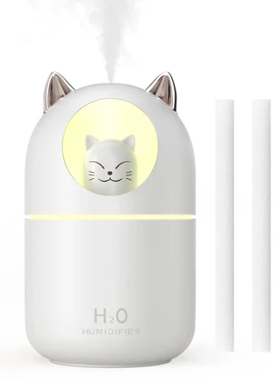 Cool Mist Humidifier,300ml Mini Humidifiers with Night Light,Waterless Auto-Off Air Humidifier,20dB Quiet Humidifiers for Bedroom,Car, Plant for Girl Boy Cool Mist Humidifier,300ml Mini Humidifiers with Night Light,Waterless Auto-Off Air Humidifier,20dB Quiet Humidifiers for Bedroom,Car, Plant for Girl Boy